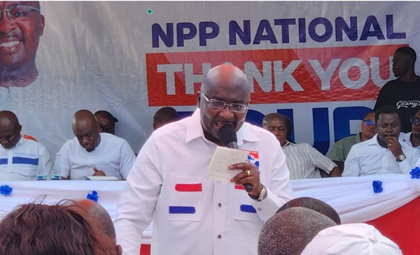 Bawumia calls for unity ahead of NPP flagbearer election in Atwima Nwabiagya South
