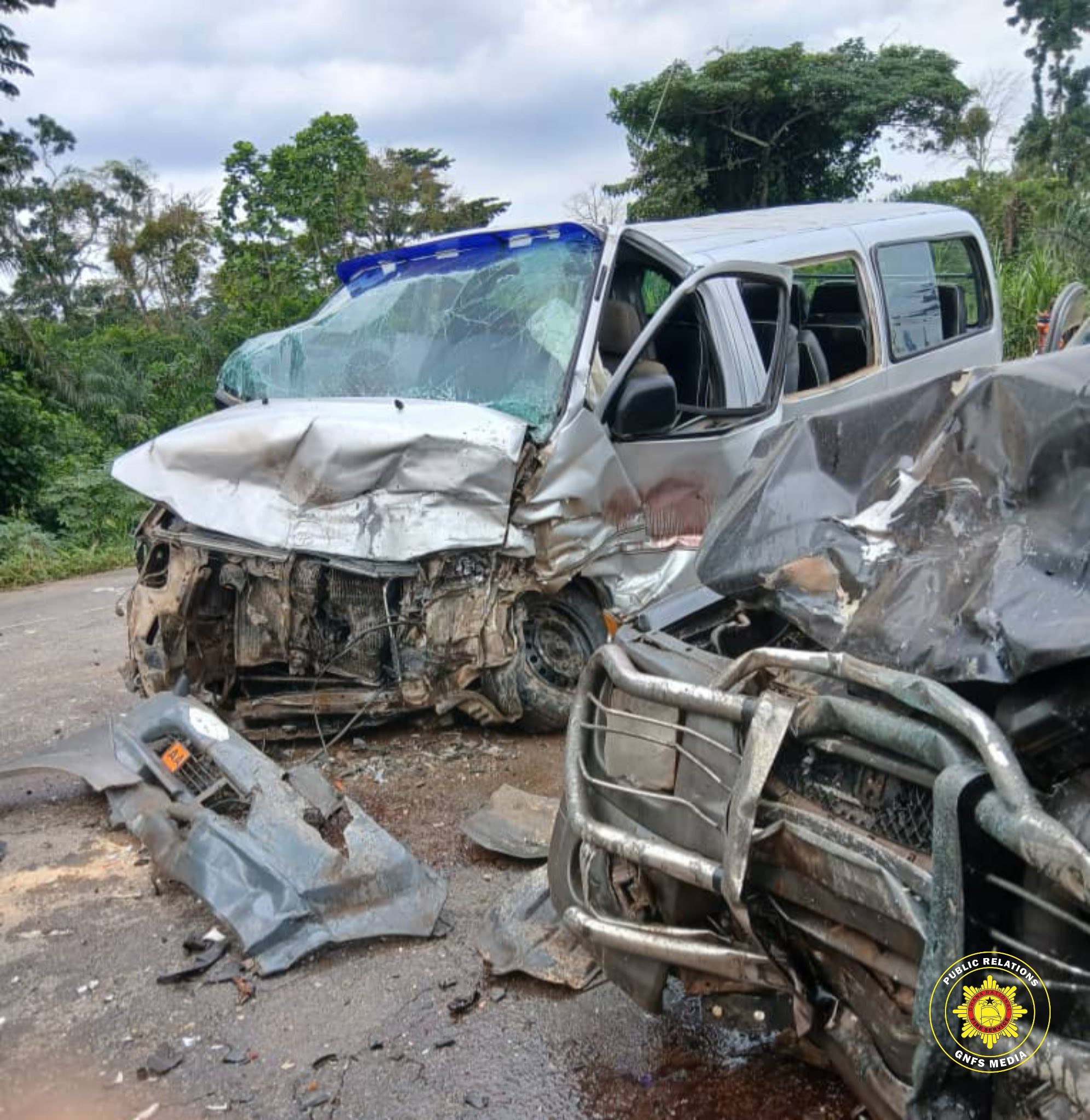 2 dead, 13 injured in Anyinam–Enyiresi head-on collision — GNFS confirms