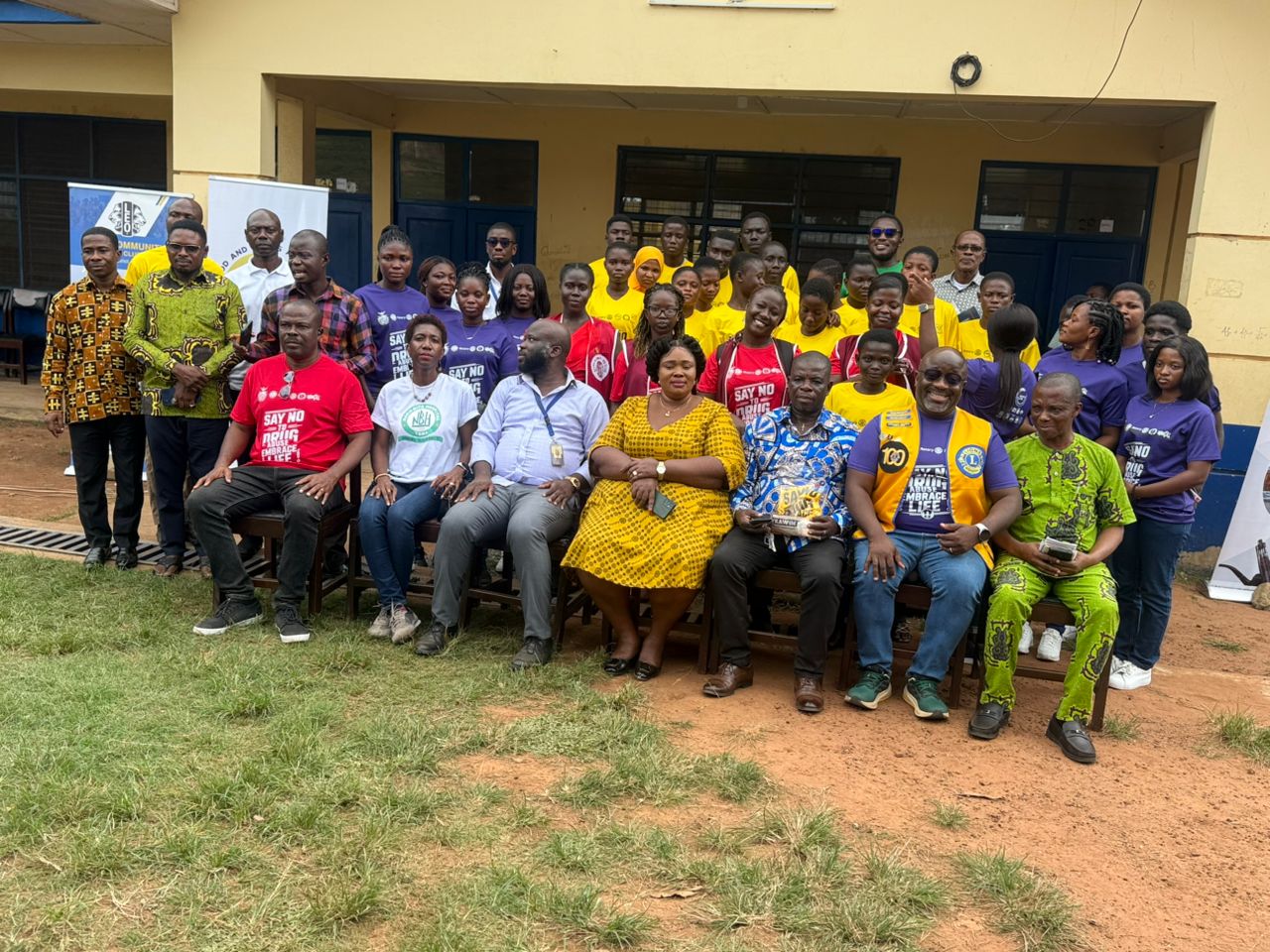 #SayNoToDrugAbuse - Tema Community 25 Lions Club campaigns at Asesewa SHS