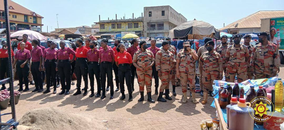 GNFS opens new fire post at Techiman Central Market