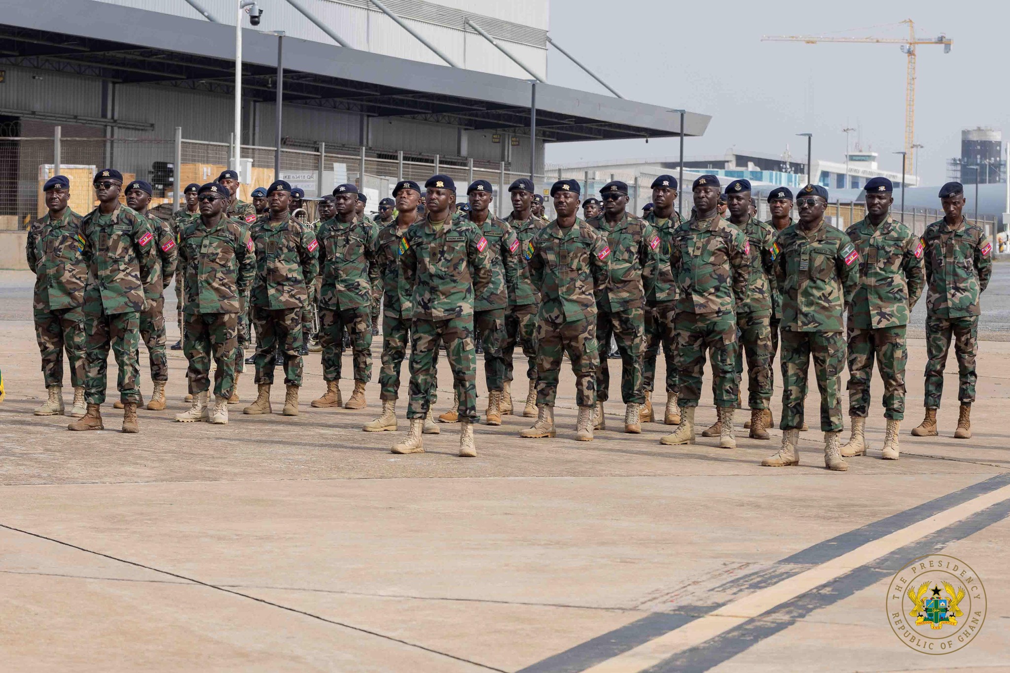 Ghana sends 54 soldiers to Jamaica on international support mission