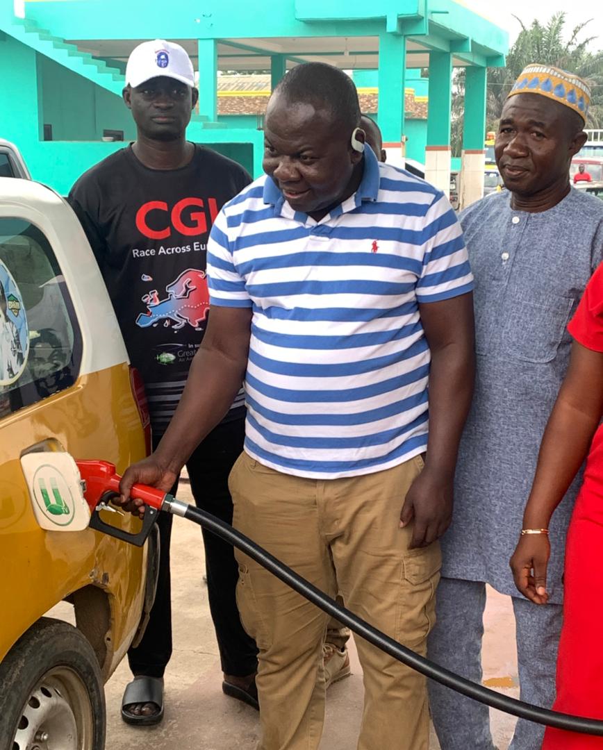Suhum MP appreciates drivers with free fuel, thanks residents for supporting development