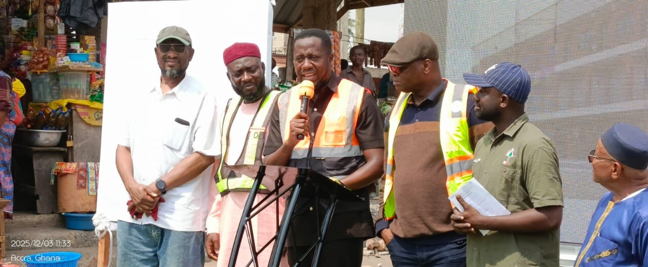 Ablekuma Central MCE cuts sods for muiltiple projects; makes case for the employment of local labourers