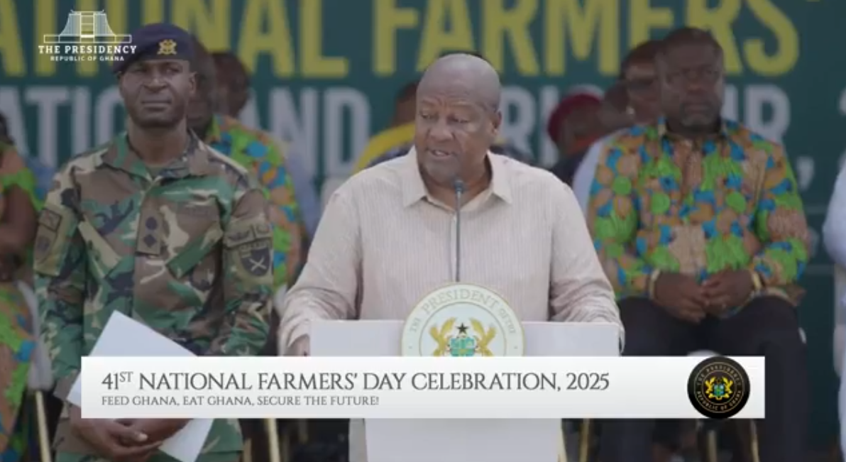 Farming is profitable – Mahama tells appointees at National Farmers’ Day