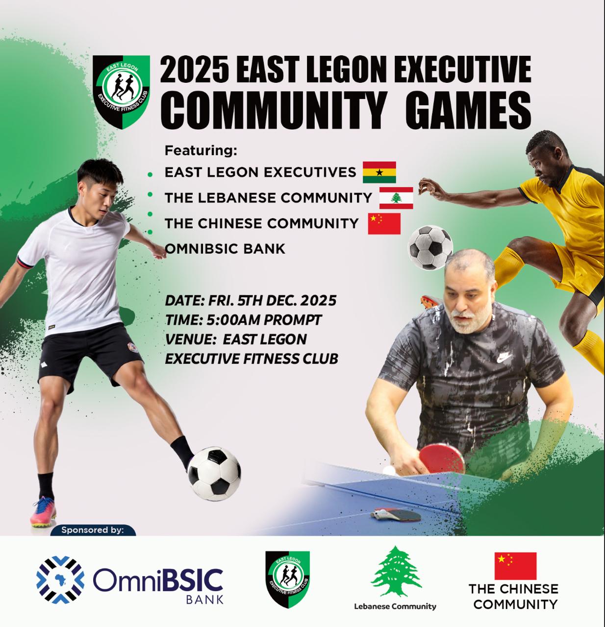2025 East Legon Executive Community Games set for December 5