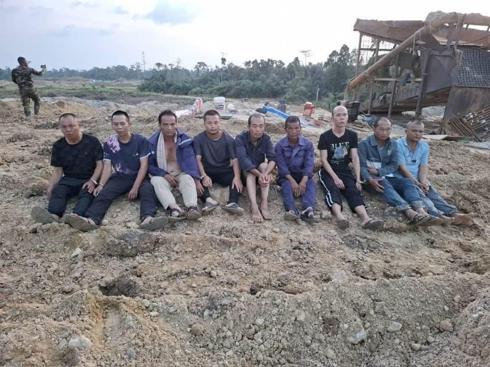 Western North Region: NAIMOS dismantles foreign-led illegal mining network along Bia River