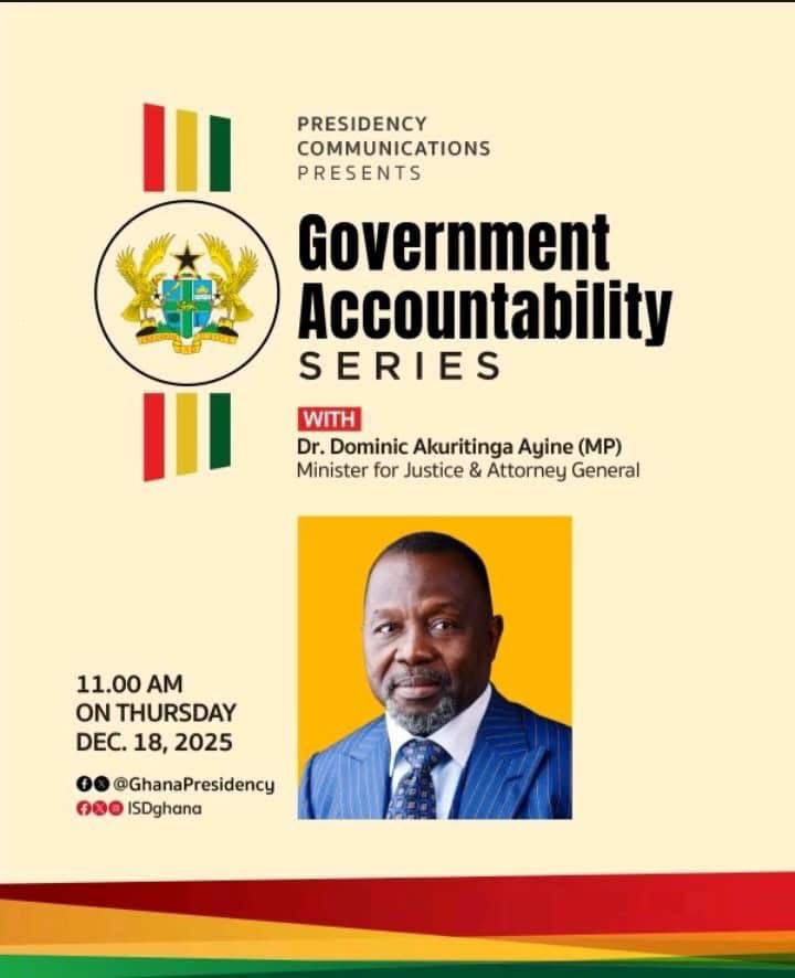 Attorney-General to feature on Government Accountability Series today, December 18