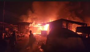 Massive fire guts hundreds of shops and workshops at Sofoline Magazine