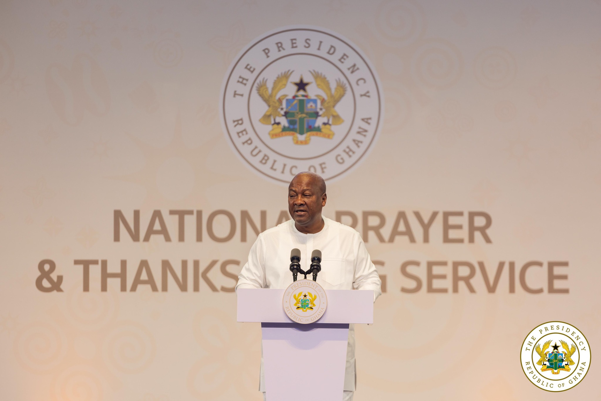 President Mahama marks one year in office with thanksgiving service